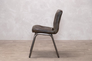 Jenson Distressed Leather Dining Chairs