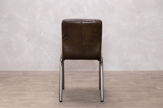 Jenson Distressed Leather Dining Chairs