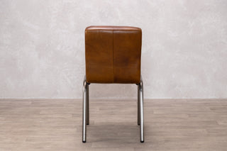 Jenson Distressed Leather Dining Chairs
