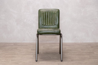 Jenson Distressed Leather Dining Chairs