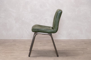 Jenson Distressed Leather Dining Chairs