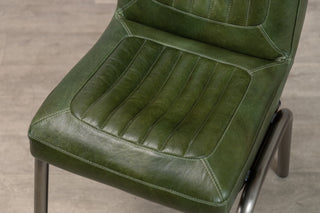 Jenson Distressed Leather Dining Chairs