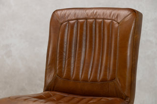 Jenson Distressed Leather Dining Chairs