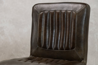 Jenson Distressed Leather Dining Chairs