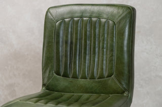 Jenson Distressed Leather Bar Stools
