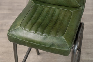 Jenson Distressed Leather Bar Stools