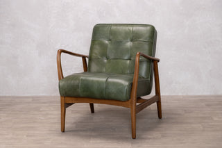 Hamilton Leather Mid-Century Armchair Range