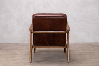 Hamilton Leather Mid-Century Armchair Range