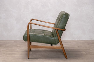 Hamilton Leather Mid-Century Armchair Range