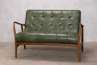 Hamilton Leather Mid-Century Sofa Range
