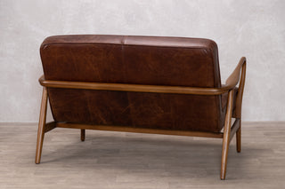Hamilton Leather Mid-Century Sofa Range