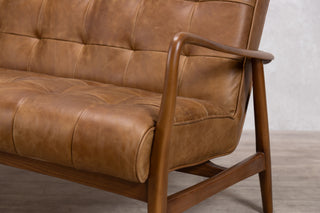 Hamilton Leather Mid-Century Sofa Range