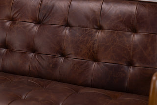 Hamilton Leather Mid-Century Sofa Range