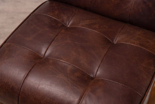 Hamilton Leather Mid-Century Armchair Range