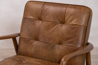 Hamilton Leather Mid-Century Armchair Range