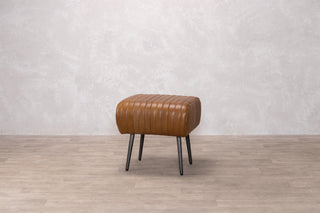 Salcombe Leather Dining Bench