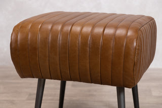 Salcombe Leather Dining Bench