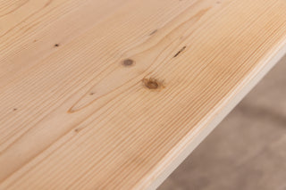 Boden 250cm Pine Kitchen Table - Off White Base