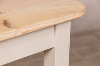 Boden 250cm Pine Kitchen Table - Off White Base