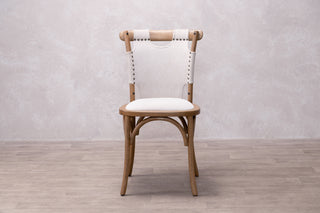 Bentwood Upholstered Dining Chair in Cream - SECONDS ITEM