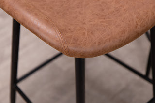 Buxton Counter Stool in Tan - SECONDS ITEM