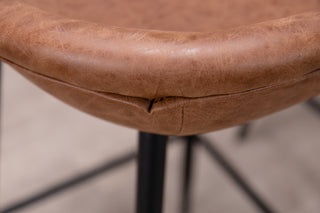Buxton Counter Stool in Tan - SECONDS ITEM