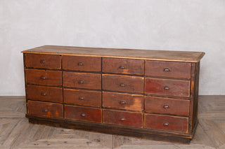 Victorian Pine Multi Drawered Counter Sideboard Shop Counter