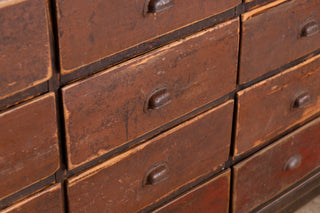 Victorian Pine Multi Drawered Counter Sideboard Shop Counter