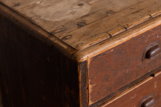 Victorian Pine Multi Drawered Counter Sideboard Shop Counter