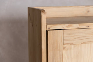 Tall Pine Shoe Cupboard Larder Storage Unit