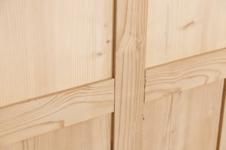 Tall Pine Shoe Cupboard Larder Storage Unit