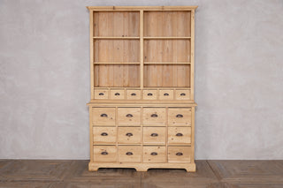 Old Pharmacy Cabinet Pine Kitchen Dresser Haberdashery