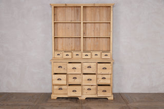 Old Pharmacy Cabinet Pine Kitchen Dresser Haberdashery