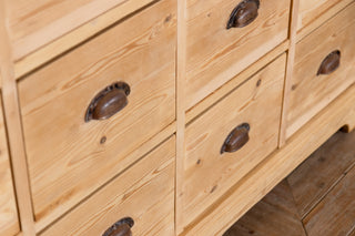 Old Pharmacy Cabinet Pine Kitchen Dresser Haberdashery