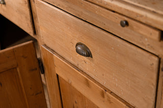 Large Victorian Pine Housekeeper's Cupboard