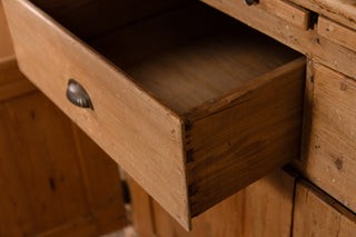 Large Victorian Pine Housekeeper's Cupboard