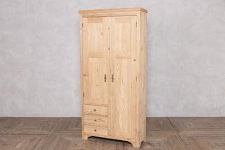 European Edwardian Pine Hall Cupboard