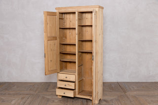 European Edwardian Pine Hall Cupboard