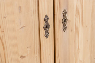 European Edwardian Pine Hall Cupboard