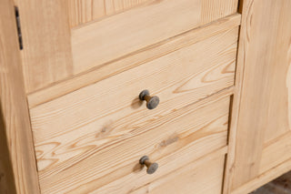 European Edwardian Pine Hall Cupboard