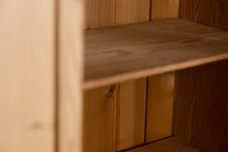 European Edwardian Pine Hall Cupboard
