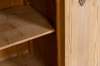 European Edwardian Pine Hall Cupboard