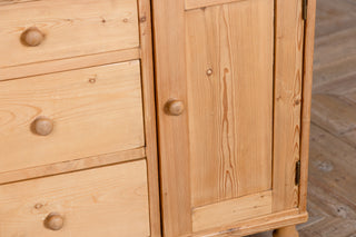 Small Edwardian Pine Sideboard