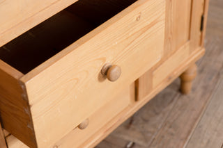 Small Edwardian Pine Sideboard