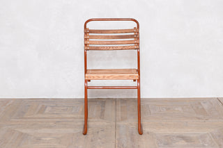 Vintage Cox 1960s Stacking Chairs - Brown Frame