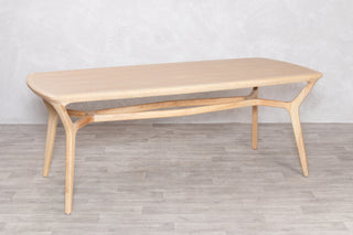 Rowan Scandi Style Dining Table with Wooden Top Range