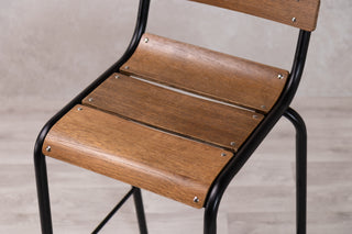 Cosmo Slatted Stacking Stool
