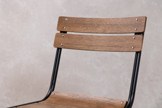 Cosmo Slatted Stacking Chair