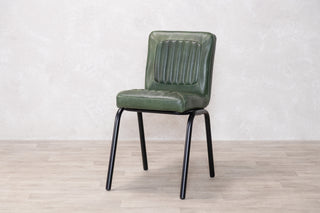 Jenson Distressed Leather Dining Chairs