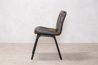 Jenson Distressed Leather Dining Chairs